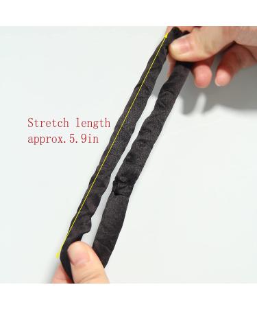 Satin Scrunchies 32 Pcs Hair Ties for Women - Elastic Bands Furling Pompoms - Thick Thin Ponytail Holders - Mixed Color - Buy Online on GoSupps.com
