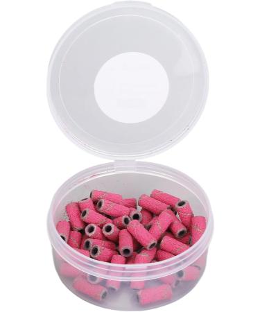 Nail Sanding Bands Multiple Sizes Smoothing Nail Art Sanding Bands Dead Skin Removal for Foot Care (Rose Red) - Buy Online on GoSupps.com