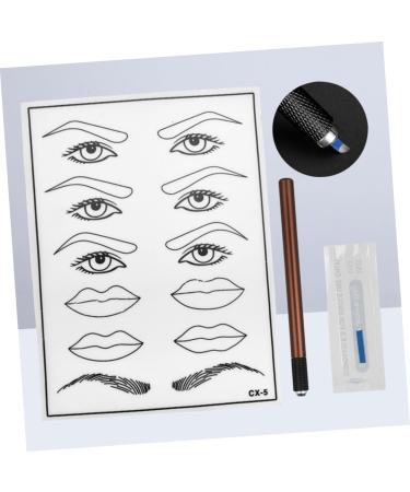 Hemoton 2pcs Practice Skin Kit Embroidery Kit Manual Pen Coffee - Buy Online on GoSupps.com