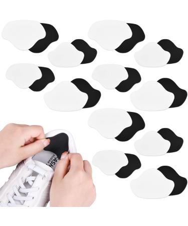 Microfiber Heel Repair Patch 12 Pairs, Self-Adhesive Shoe Hole Prevention Patch - Black & White, Large + Small Size - Buy Online on GoSupps.com