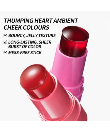 Cooling Water Jelly Blush Tint 3 Colors | Sheer Lip & Cheek Stain | Blusher Set for Smooth Finish | International Shipping Available - Buy Online on GoSupps.com