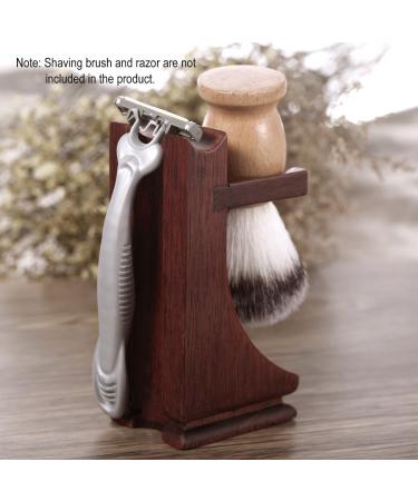 Zroven Shaving Holder Stand - Solid Wood Razor & Brush Organizer for Ultimate Shaving Experience - Buy Online on GoSupps.com