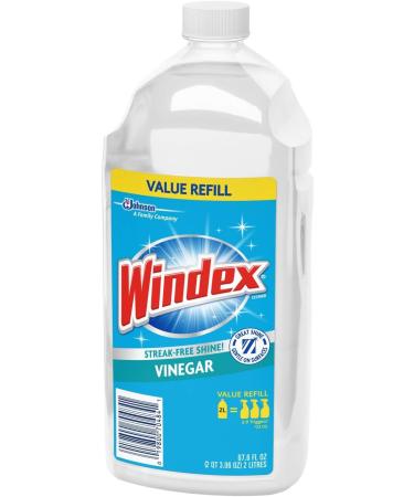 WINDEX Vinegar Multi-Surface Cleaner Refill 2L - Eco-Friendly Powerful & Versatile Cleaning Solution for Home & Office - Buy Online on GoSupps.com
