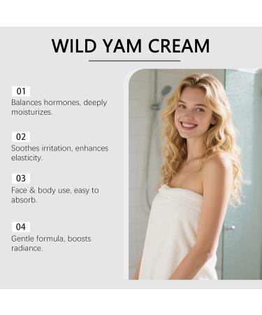 WRANBAO Wild Yam Hormone balancing cream suitable for dry skin soothing moisture lotion with Wild Yam relieves menopausal complaints moisture lotion with vitamin E and aloe vera 2 pieces - Buy Online on GoSupps.com