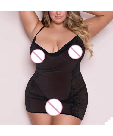 Elegant Women's Stockings with Wide Straps - 5XL Black Microfiber - Seductive Interior Set - Buy Online on GoSupps.com