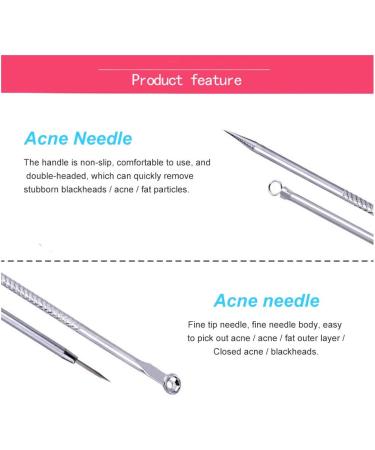 Blackhead Remover Tool Set | 4-Piece Stainless Steel Comedone Extractor & Acne Removal | Best Pore Cleaning Skin Care - Buy Online on GoSupps.com