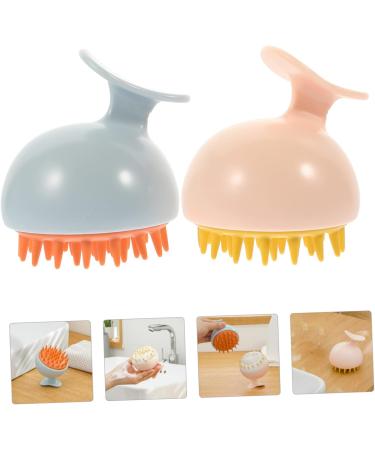Tovinanna 10 Stk Shampoo Massage Brush | Professional Scalp Cleaner & Peeling Silicone Brush | Daily Hair Massager | Japanese Style ABS - Buy Online on GoSupps.com
