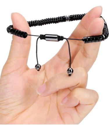 JSDDE Black Obsidian Healing Crystal Adjustable Bracelet for Men and Women - Buy Online on GoSupps.com