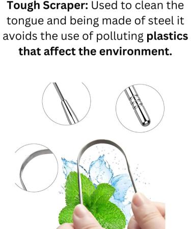 Eco-Friendly Oral Care Kit: Natural Toothpaste Tabs Bamboo Toothbrush & Tongue Scraper - Sustainable Planet Care - Buy Online on GoSupps.com