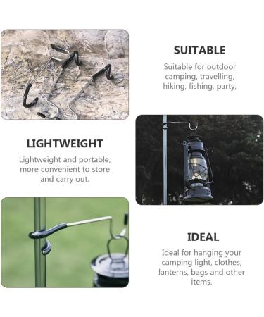 BESPORTBLE 4pcs Tent Light Hooks - Versatile Camping Hangers for Outdoor Travel - Buy Online on GoSupps.com