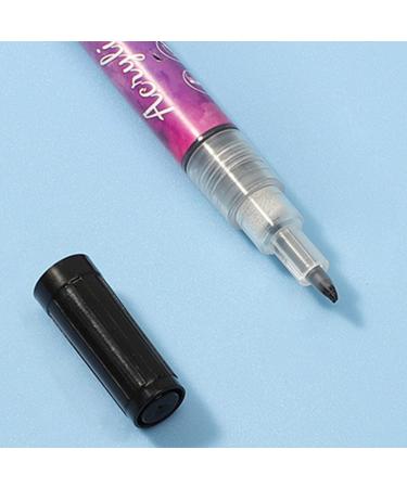 Worparsen Line Drawing Pen Quick Dry Easy To Apply Practical Nail Art Pen Drawing Painting Liner Tools Nail Supplies Black - Buy Online on GoSupps.com