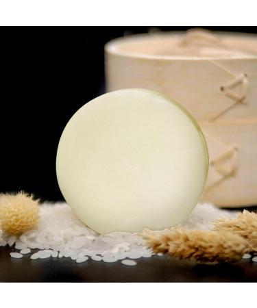 Rice Water Shampoo Bar - Strengthening & Repair for Thinning & Color-Treated Hair | Sulfate-Free Vegan Formula | Nourishing Solid Shampoo 3.2 oz - Buy Online on GoSupps.com