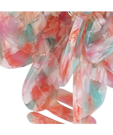 Fashionable Flower-Shaped Hair Clips for Women & Girls - Colorful Acetate Headgear - Buy Online on GoSupps.com
