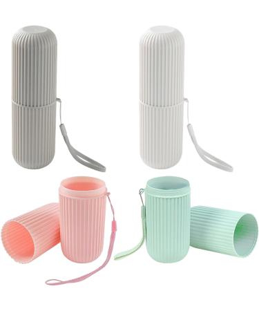 Magideal Portable Toothbrush Storage Box - 5x Raccination Holder for Business Trips & Family - Dust-Tight Organizer - Buy Online on GoSupps.com