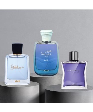 RASASI Hawas Ice Daarej Shuhrah - For Men EDP Sprays Elevate Your Aura With These Masculine Scents. (COLLECTION) - Buy Online on GoSupps.com
