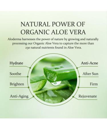 Aloderma 24K Gold Leaf Aloe Gel - Age-Defying Essence for Youthful Skin | Hydrating Allantoin & Hyaluronic Acid | 7oz Luxury Moisturizer - Buy Online on GoSupps.com