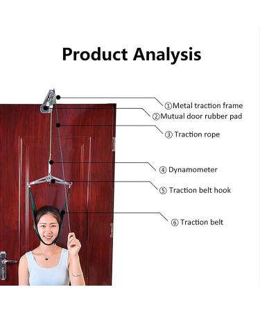 BMDHA Neck Traction Device Hammock - Effective Relief for Cervical Pain & Spondylosis | Door Corrective Solution - Buy Online on GoSupps.com