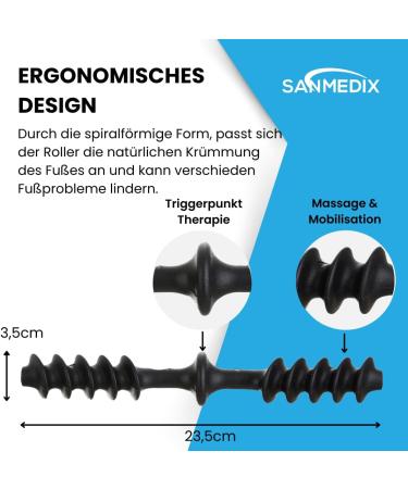 Flexi Foot Roller 3in1 - Original Footmuff for Mobilization Trigger & Fascia Massage | Relief for Plantar Fasciitis Heel Spur & Hallux Valgus - Buy Online on GoSupps.com