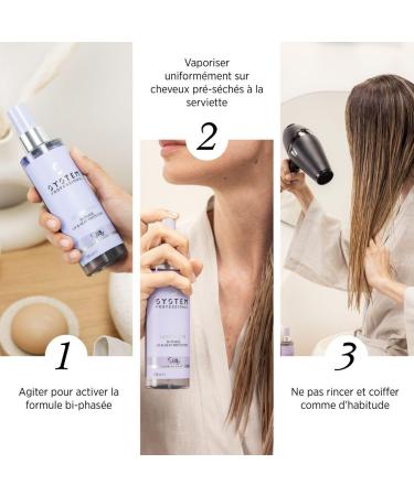System Professional LuxeBlond Bi-Phase UV & Heat Protector 180ml | Shop Premium Hair Care for All Hair Types Worldwide - Buy Online on GoSupps.com