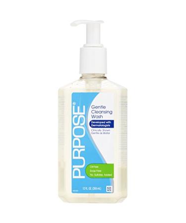 Purpose Gentle Cleansing Wash 12-Ounce Pump Bottles (Pack of 2) 12 Fl Oz (Pack of 2)