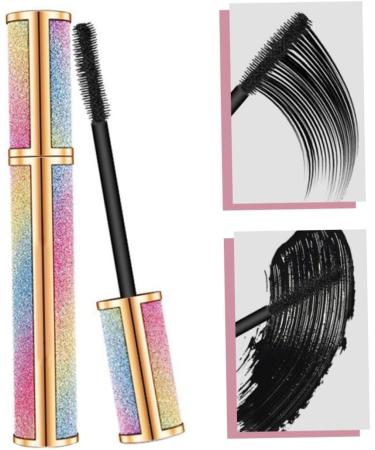 Mascara Black Silk Fiber Eyelashes Thick Extension Mascara 4D Long Waterproof Eyelash Brush Makeup Tool Cosmetics for Eye 8G Mascara - Buy Online on GoSupps.com