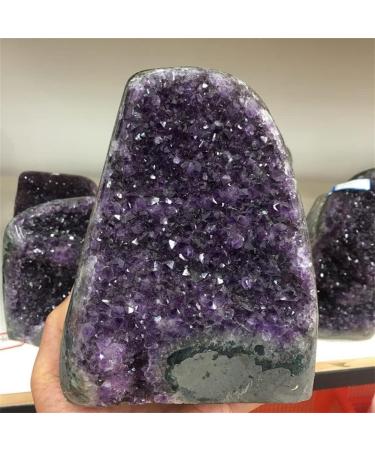 Home Decoration Natural Amethyst Quartz Crystal Cluster Specimen Healing Chakra Stones Crystal Cluster (Size : 900-1000g) - Buy Online on GoSupps.com