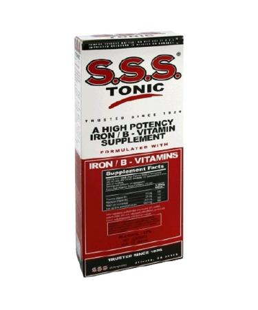 S.S.S. Tonic - Iron with Vitamin B Supplement - 100 mg / 20 mg Strength - Liquid - 10 oz.