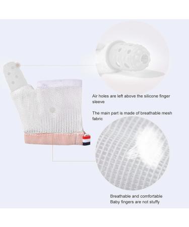 Dykaae Thumb Litter Gloves for Kids - Soft Mesh Silicone Breathable Finger Protection Nail Chewing Prevention - 2-Piece Set - Buy Online on GoSupps.com