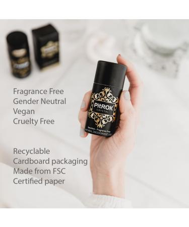 PitROK Crystal Natural Deodorant Stick 1x100g - Cardboard Tube 'Push-Up' Format. Ready to use or use to refill your PitROK original holder. Vegan Cruelty Free Fragrance Free. Ready to Use or Use as a Refill - Buy Online on GoSupps.com