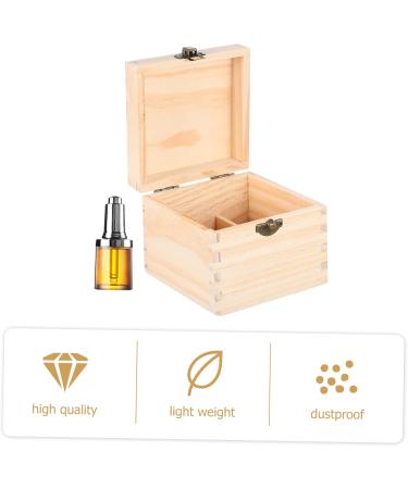 Minkissy 4-Piece Wooden Storage Box Set | Essential Oils & Jewelry Organizer | Craft Storage Gift Boxes - Buy Online on GoSupps.com