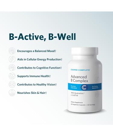 Advanced B Complex. 60 Vegetarian Capsules. Pack of 1. 60 Servings - Buy Online on GoSupps.com