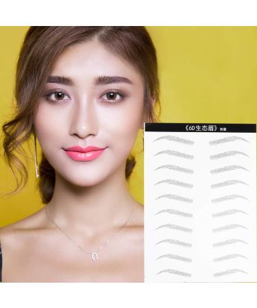 Solustrie 20 Pairs Waterproof Eyebrow Stickers - Durable Authentic Forehead Shaper for Men & Women - Buy Online on GoSupps.com