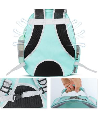 Green Bird Backpack Carrier | Portable Feeder Cups | Airline-Approved | Ventilated Space Capsule for Travel & Outdoor Use - Buy Online on GoSupps.com