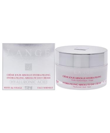 Lange Hydra-Filling Soft Day Face Cream - Intense Hydration - Nourishes And Soothes - Gives Skin Elasticity And Firmness - Protects Skin Against Harmful Effects - Hyaluronic Acid Formula - 1.7 Oz