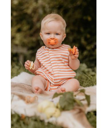 BIBS Couture Collection BPA-Free Pacifiers - Set of 2 Dark Oak Soothers | Made in Denmark | Size 6-18 Months - Buy Online on GoSupps.com