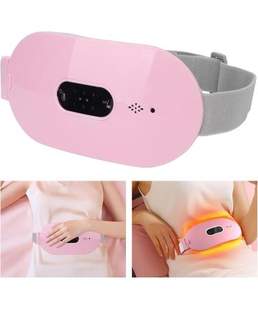 Tiiyee Portable Heating Cushion for Menstruation Cramps Relief | Cable-Free USB Device with 4 Heat Levels & 4 Massage Modes for Lower Back & Abdominal Pain Relief - Buy Online on GoSupps.com