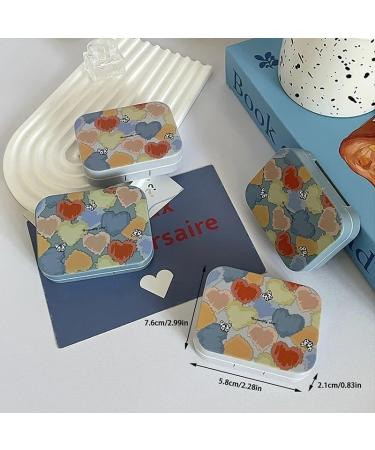 KCHYCV Doodle Girl Contact Lens Case - Portable Colored Lens Organizer Travel Set in Blue - Buy Online on GoSupps.com