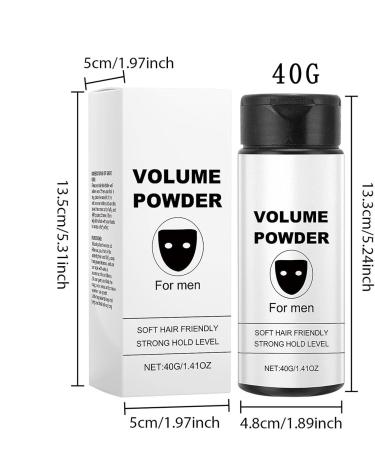 Hair Styling Texturizing Powder 40 g Hair Styling and Volume Powder Wash with Matte Effect Hair Powder for Men Natural Long Lasting Styling Powder Texturing Powder Hair Powder - Buy Online on GoSupps.com