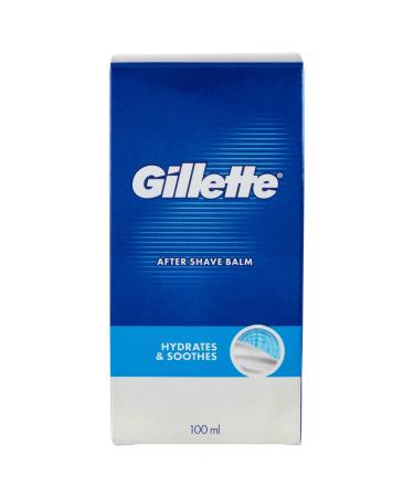 Gillette Aftershave Balm 3-in-1 Moisturises and Soothes Skin with SPF +15 100ml