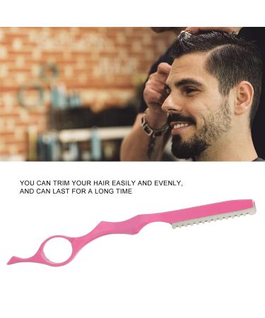 Professional Pink Hair Styling Razor - Stainless Steel Thinning Comb for Salon & Home Use - Buy Online on GoSupps.com
