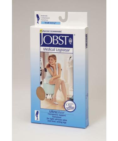 JOBST 119360 BSN Medical UltraSheer Compression Stocking Waist High 15-20mmHg Closed Toe X-Large Suntan