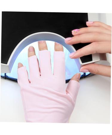 POPETPOP Fingerless Gloves UV 12 Pairs Nail Gloves Manicure Gloves Protection Gloves for Nails Anti Gloves for Gel Nails Nail Supplies Gloves Rays Gloves Nail Art Gloves Electric Car Nylon - Buy Online on GoSupps.com