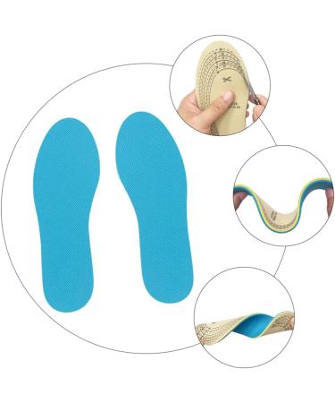 NOLITOY Child Shoe Insoles - Cuttable Plantar Cushion Inserts for Comfort & Support - Blue Foam for Running & Outdoor Use | Universal Fit - Buy Online on GoSupps.com