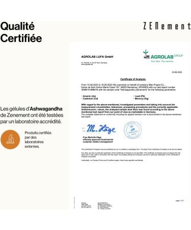 Ashwagandha Bio KSM-66-600mg per capsule (high dose) - Extra Strength: 5% withanolides - Stress Sleep Energy Wellness - Vegan - WITHOUT Additives Gluten & Lactose - Zenement - Buy Online on GoSupps.com