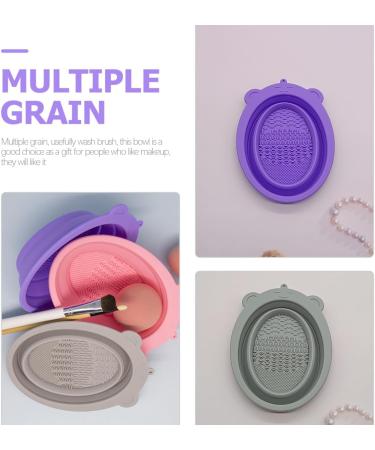 Housoutil 8 Pcs Makeup Brush Cleaning Pad Travel Makeup Brush Cleaner Mat Cosmetics Brush Mat Makeup Brush Cleaner Pad Brush Cleaning Bowl Brush Rinsing Bowl Tool Silica Gel Beauty Egg 14x11cmx4pcs Assorted Color 1x4pcs - Buy Online on GoSupps.com