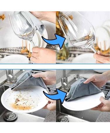 Probablei Streak-Free Miracle Cleaning Cloths Probable Cleaning Cloth Fish-Scale Streak Free Glass Cleaning Cloth Multipurpose Miracle Cleaning Cloths (15 PCS) - Buy Online on GoSupps.com