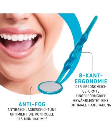Buy PLAQUE CHECKER Mouth Mirror Professional - Anti-Fog | MARA EXPERT | International Shipping - Buy Online on GoSupps.com