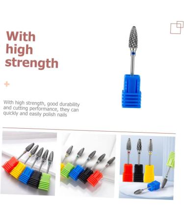 Beaupretty Nail Polisher Nail Drill Bits for Nails Nail Supplies Cuticle Drill Bits for Nails Pro Tools Brocas Para Drill Nails Power Tool Multipurpose Tungsten Steel Alloy 7x1.3.cm As Shown 2 - Buy Online on GoSupps.com