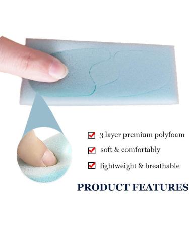 10 Pack 3-Layer Foam Toe Separators - Toe Spacers for Overlapping Toe Alignment and Bunion Pain Relief - Buy Online on GoSupps.com