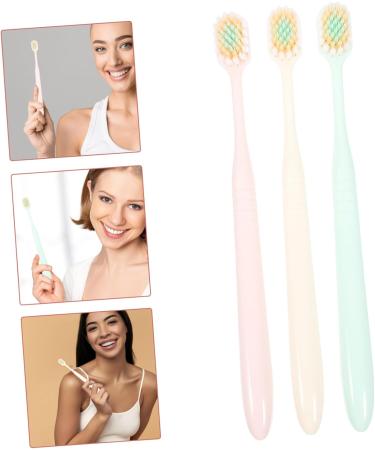 Healeved Portable Toothbrush Set - 9 Pieces Soft Bristle Travel Brushes with Gentle Heads - Stock Manual Plastic (3 Packs) - Buy Online on GoSupps.com